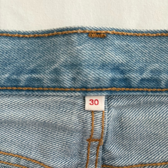 Levi’s // High Rise Deconstructed Button Fly Skirt - Picture 5 of 8